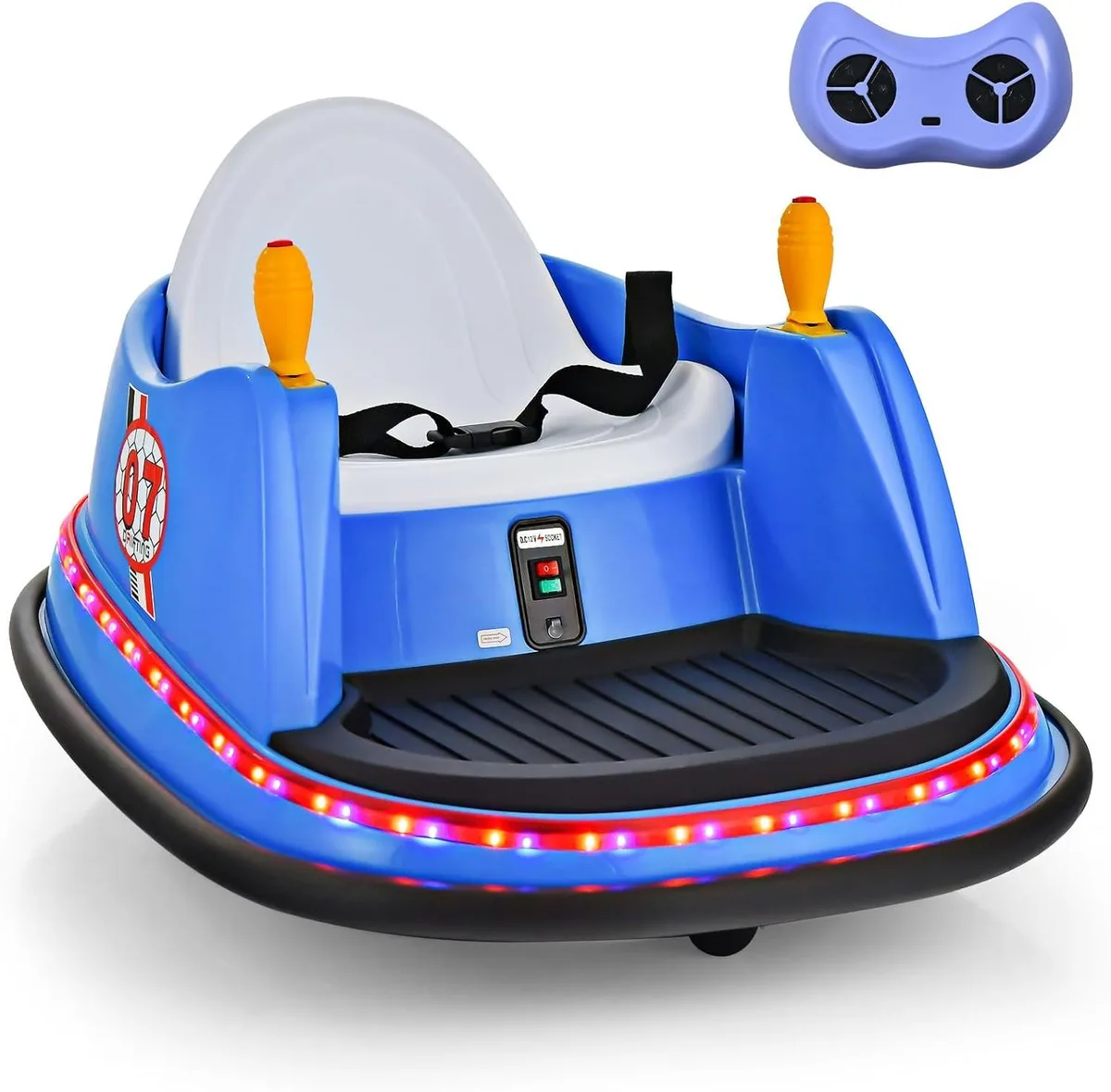 usbroway usbroway 12V Bumper Car rc vehicle 44 lbs 2.4G 65.5 ft 360 spin 1.3 mph — product photo