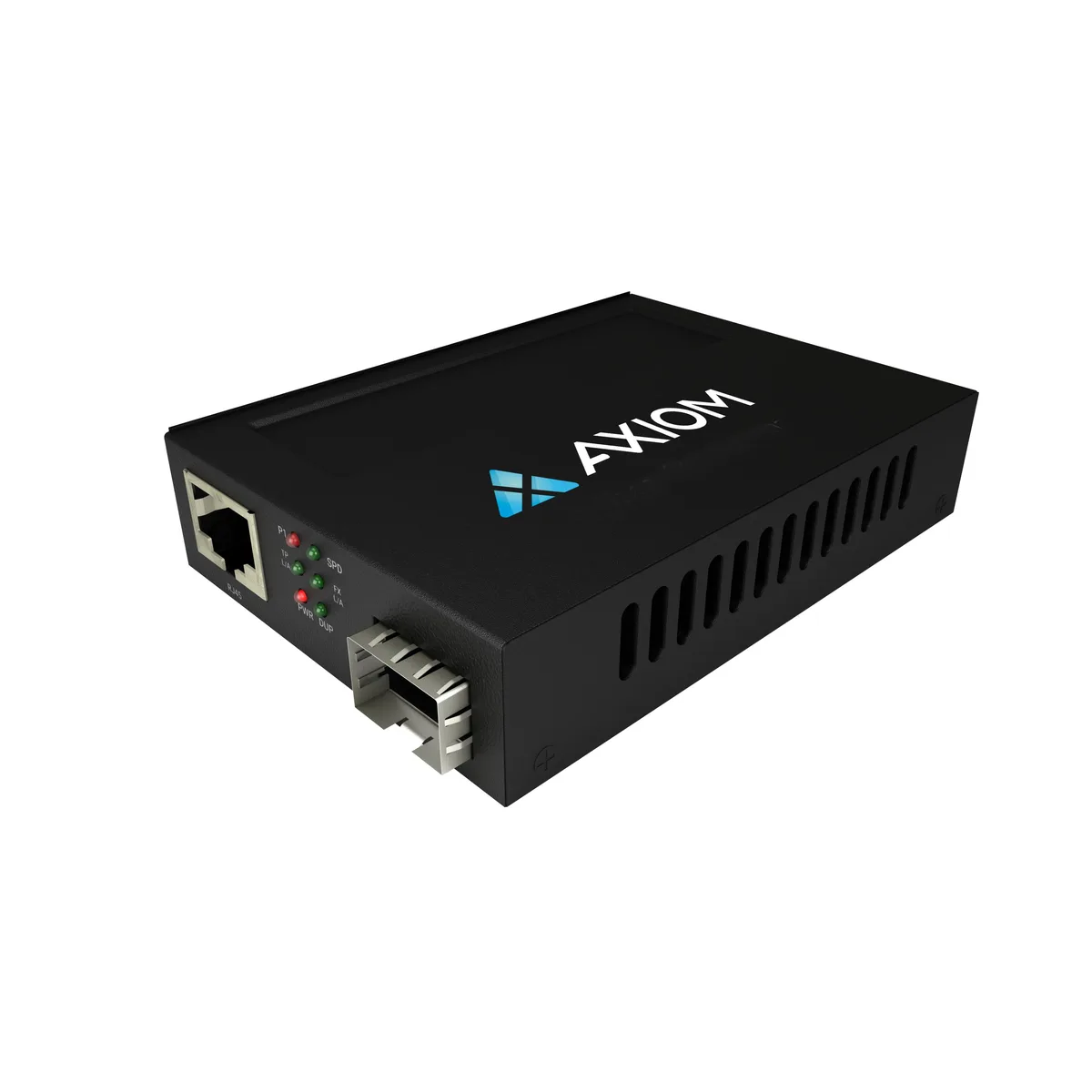 Axiom Axiom AXG99744 100 Mbs POE RJ45 to SFP Media Converter — product photo