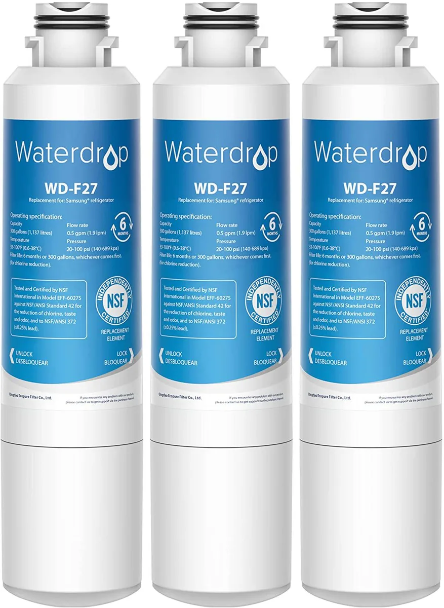 Waterdrop Waterdrop DA29-00020B 3 Pack Refrigerator Water Filtration — product photo