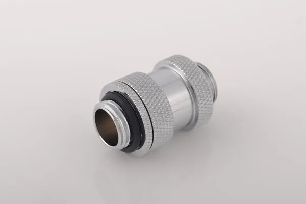 Bitspower Bitspower BP-DG14AALPI G1/4" Adjustable Link Pipe 22-31mm Silver Shining diy cooling — product photo