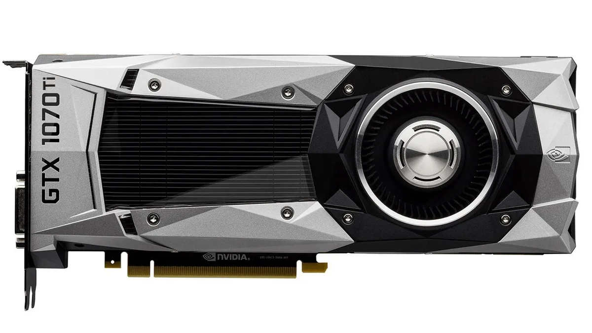 NVIDIA NVIDIA GeForce GTX 1070 Ti Founders Edition graphics card — product photo