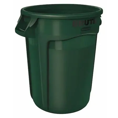 Rubbermaid Rubbermaid FG263200DGRN BRUTE 32 gal green grounds maintenance — product photo