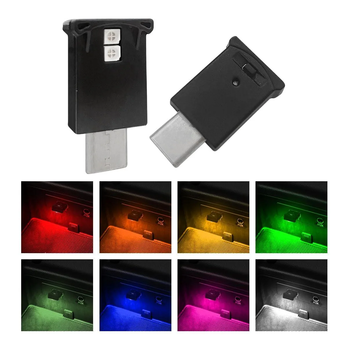  Metra Mini USB LED Light Set of 2 Blue KITUREK-KQDF-211 — product photo