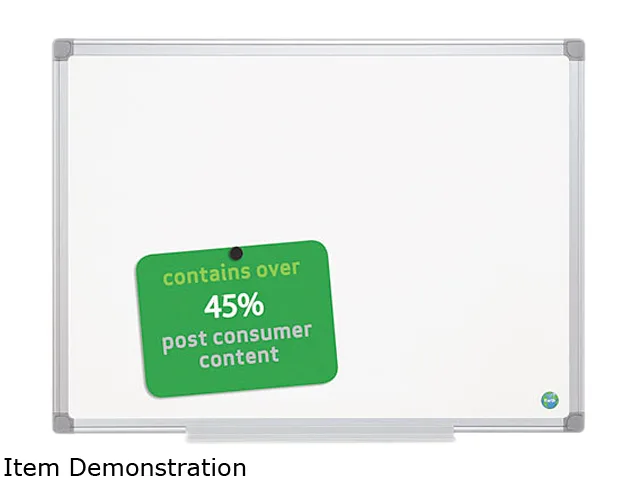 Bi-Silque Bi-Silque MA0507790 Magnetic Dry Erase Board 36 x 48 White Aluminium Frame — produktbilde