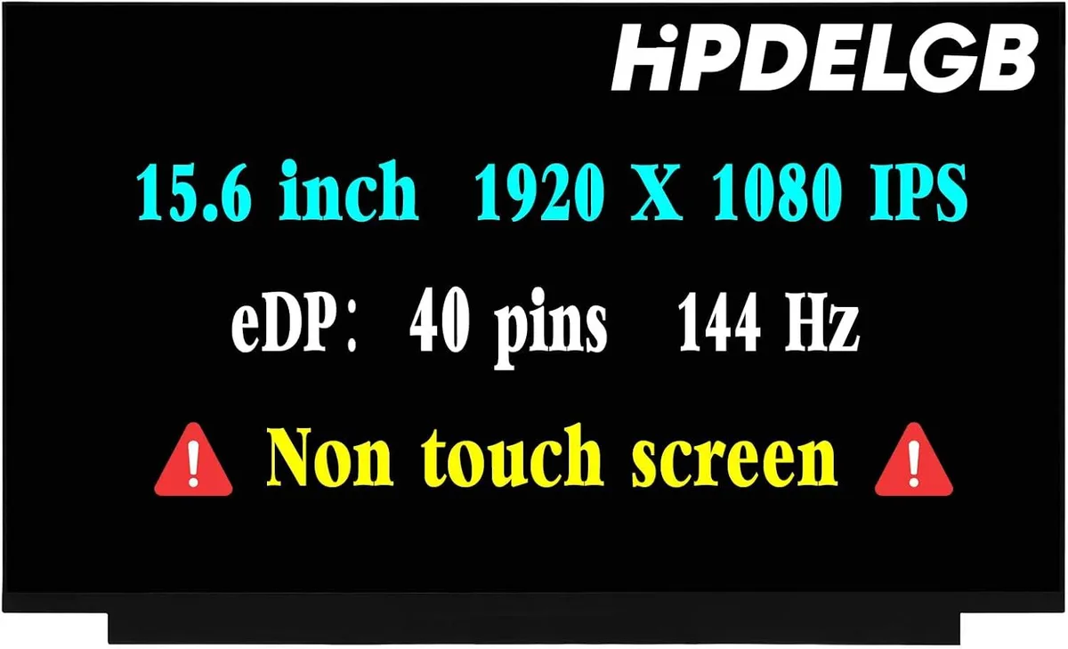 NUOLAISUN NUOLAISUN 15.6 inch 144Hz 40pins FHD 1080P IPS laptop screen — product photo