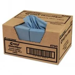 Chix Chix Dura Wipe Cloth Blue 12x13 400/Cs — product photo