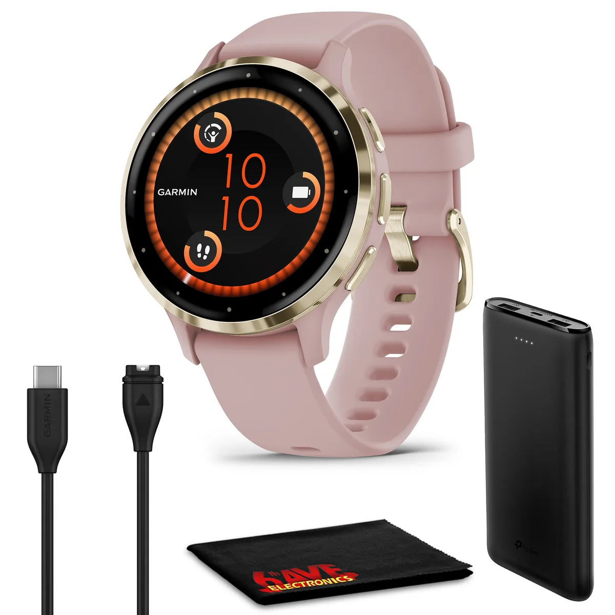 Garmin Garmin Venu 3S Smart Watch Dust Rose 1.2" AMOLED 30 sports apps — product photo
