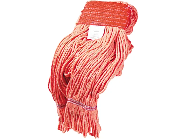 Boardwalk Boardwalk BWK503OR Wet Mop Head Cotton Synthetic 5in 12pk Orange — product photo