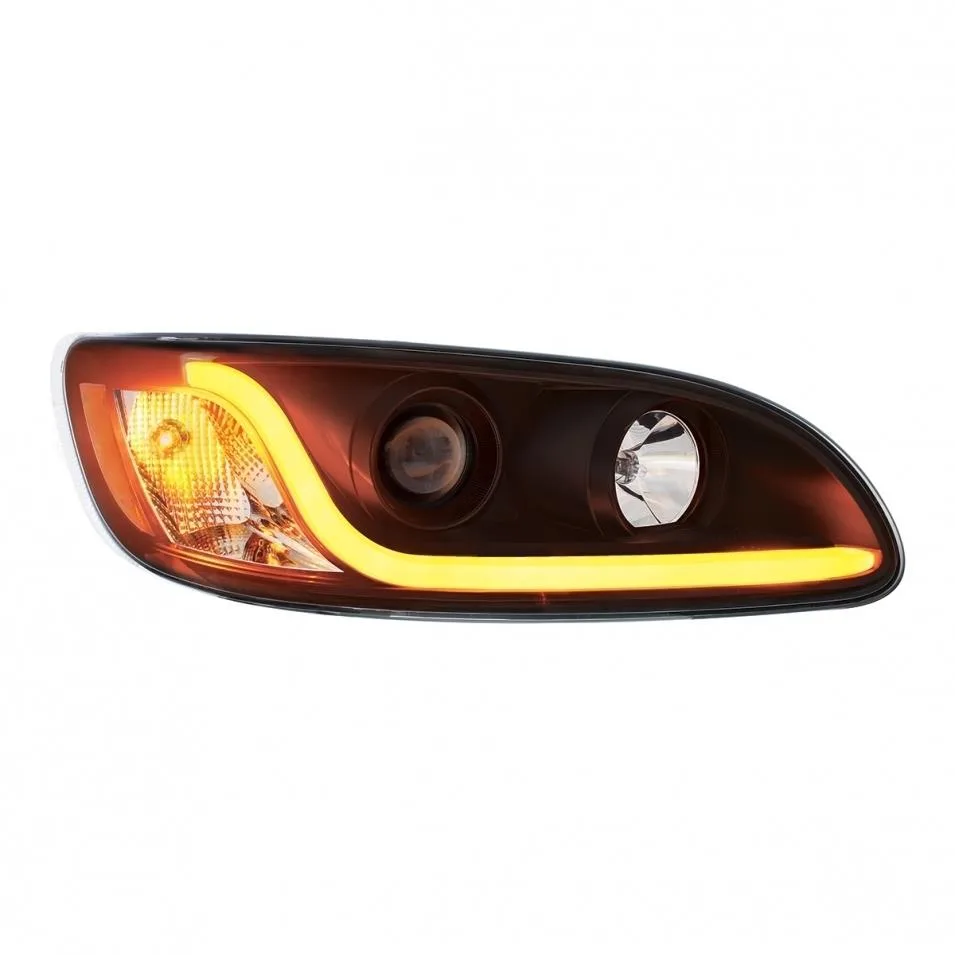 United Pacific Industries United Pacific Industries "Blackout" Peterbilt 382/384/386/387 Projection Headlight Passenger Side 31240 — product photo