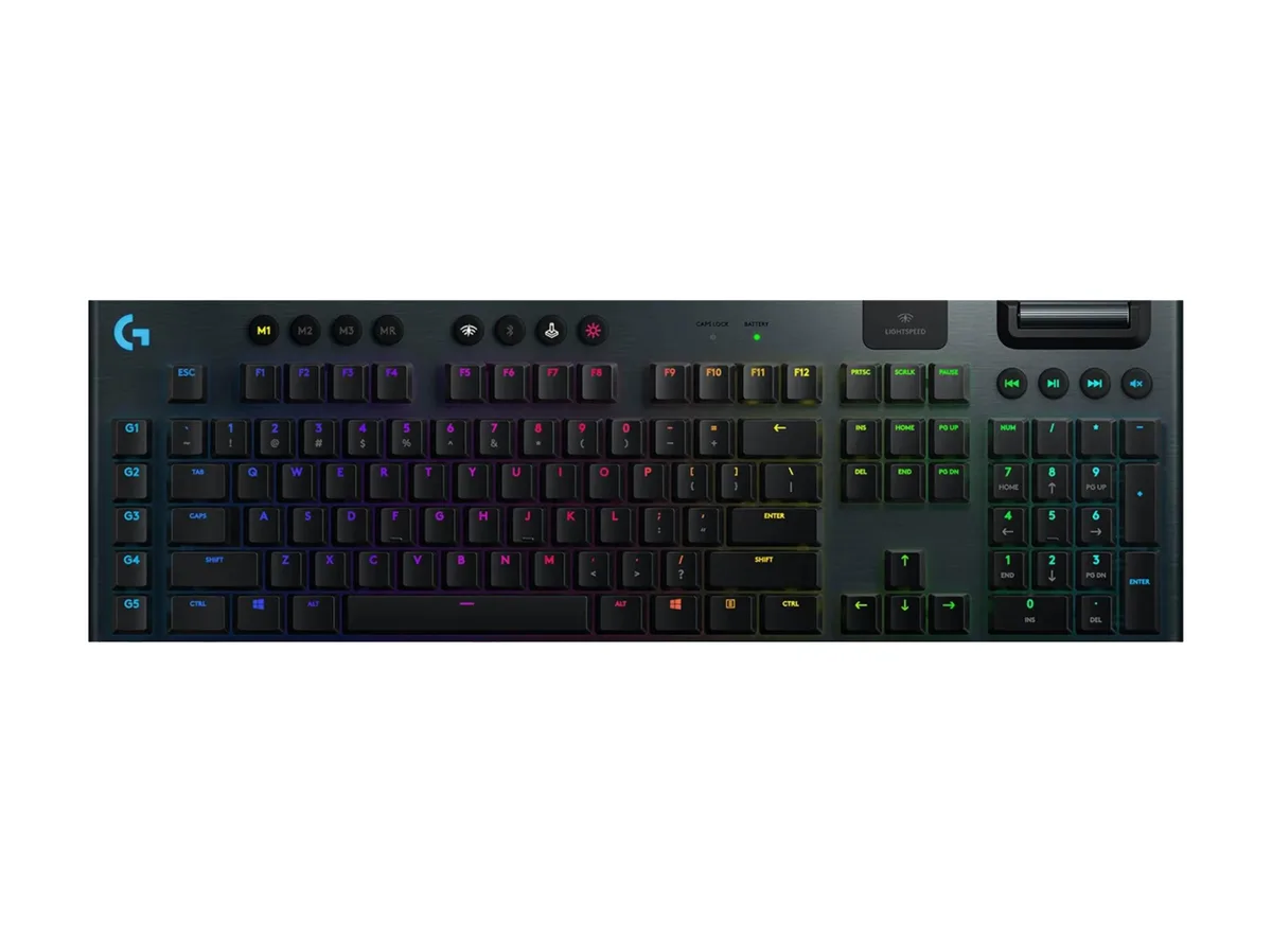 Logitech Logitech G913 Lightspeed Ultra-thin Mechanical Gaming Keyboard Red Switch Linear Quiet 40h battery 16.8M RGB — product photo