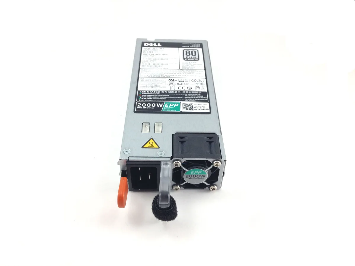 DELL DELL J5WMG 80 PLUS Platinum 2000W Server Power Supply — product photo