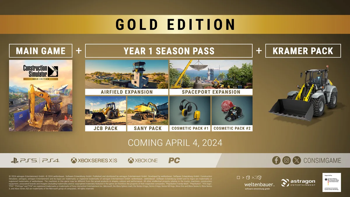 Astragon Astragon 79293 Construction Simulator Gold Edition downloadable game — product photo