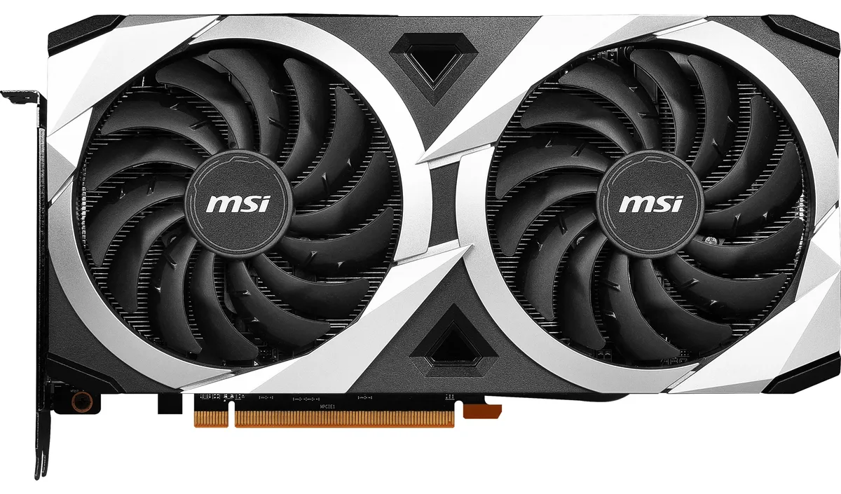 MSI MSI RX 6750 XT MECH 2X 12G OC graphics card — product photo