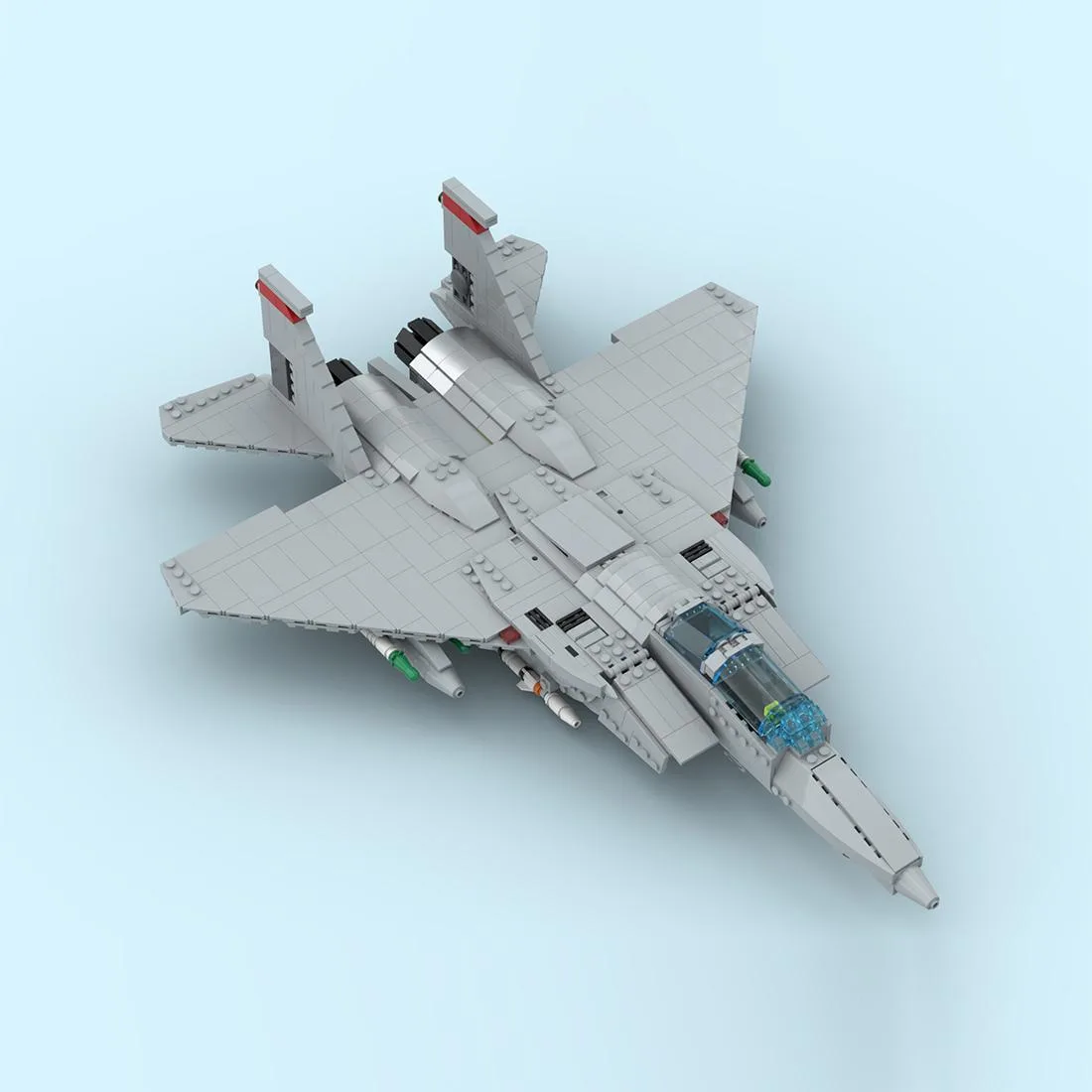 ZITIANYOUBUILD ZITIANYOUBUILD MOC-210105 F15D Eagle Building Blocks 1527PCS — product photo