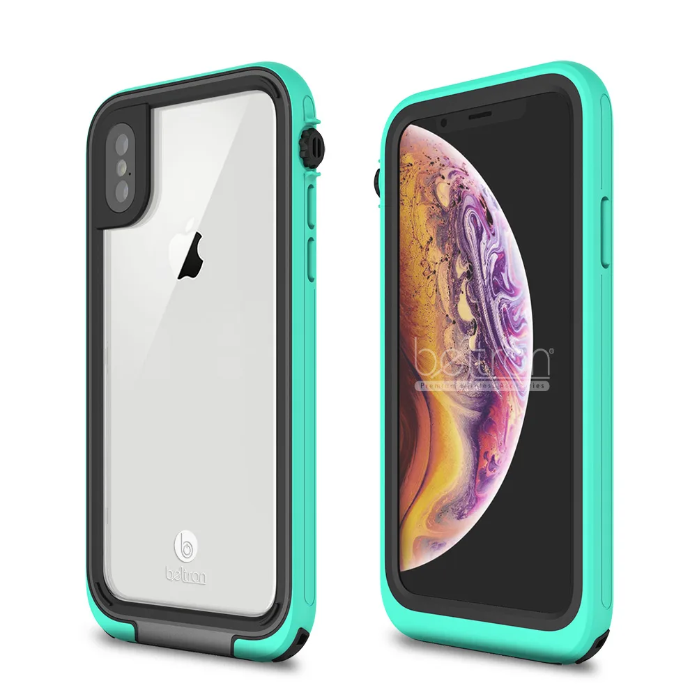 Beltron Products Beltron Products aquaLife Waterproof Case iPhone X XS 5.8" Teal — product photo