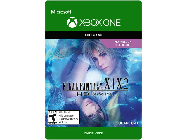 SQUARE ENIX USA SQUARE ENIX USA G3Q-00692 FINAL FANTASY X/X-2 HD Remaster downloadable game — product photo