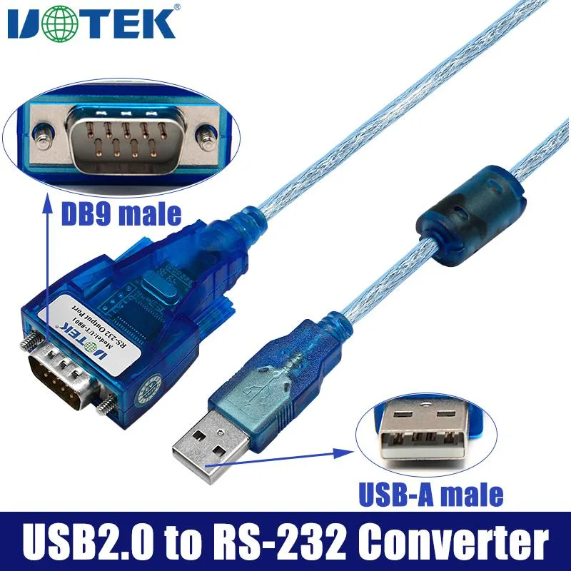 UOTEK UOTEK UT-8801 USB to RS232 Converter 4.92ft DB9 Male — product photo