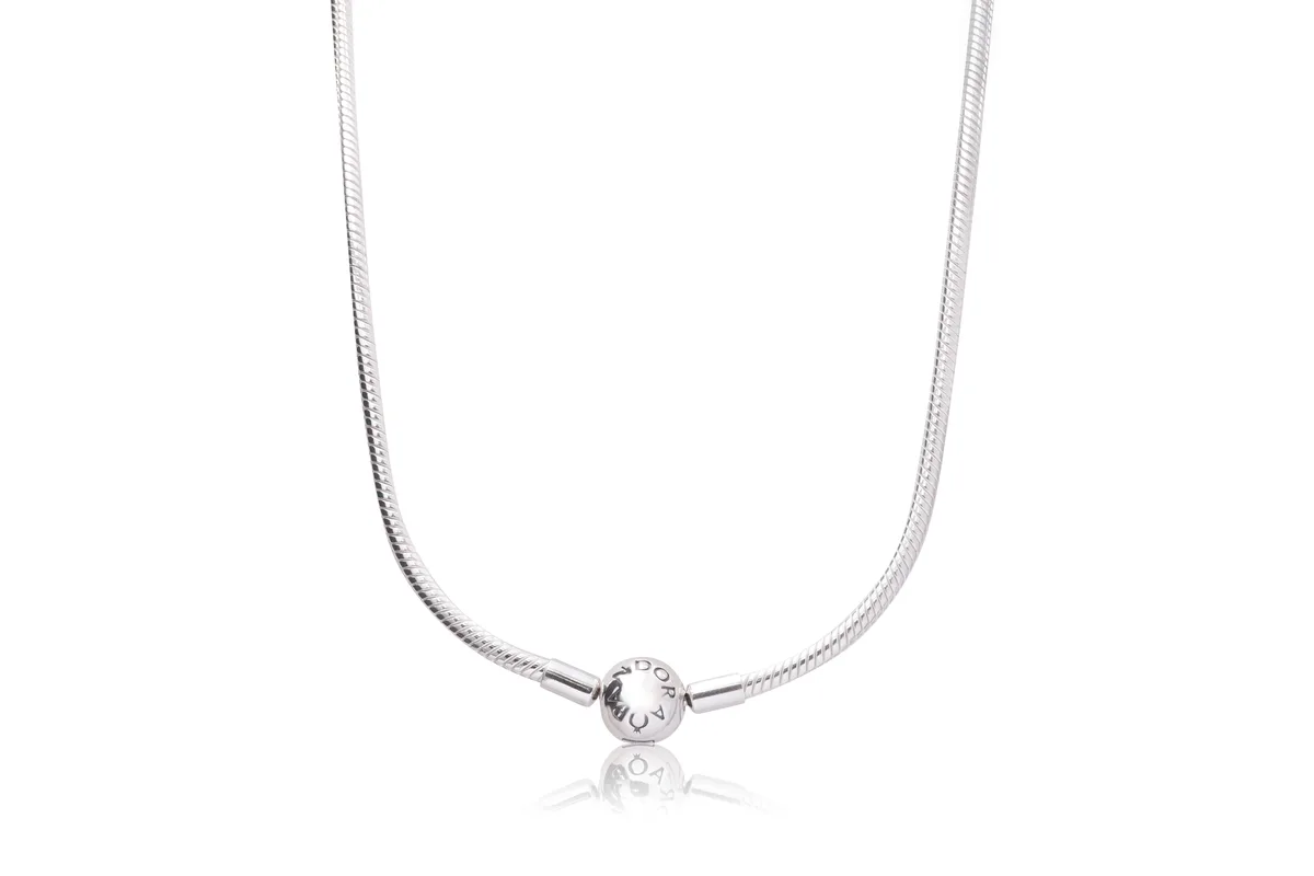 PANDORA PANDORA Pandora Moments Snake Chain Necklace Sterling Silver — product photo