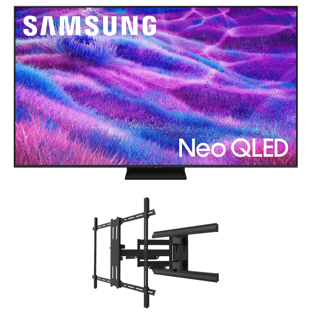 SAMSUNG SAMSUNG QN55QN80FAFXZA 55" Neo QLED QN80F 4K 120Hz TV with Kanto PMX800 Mount — product photo