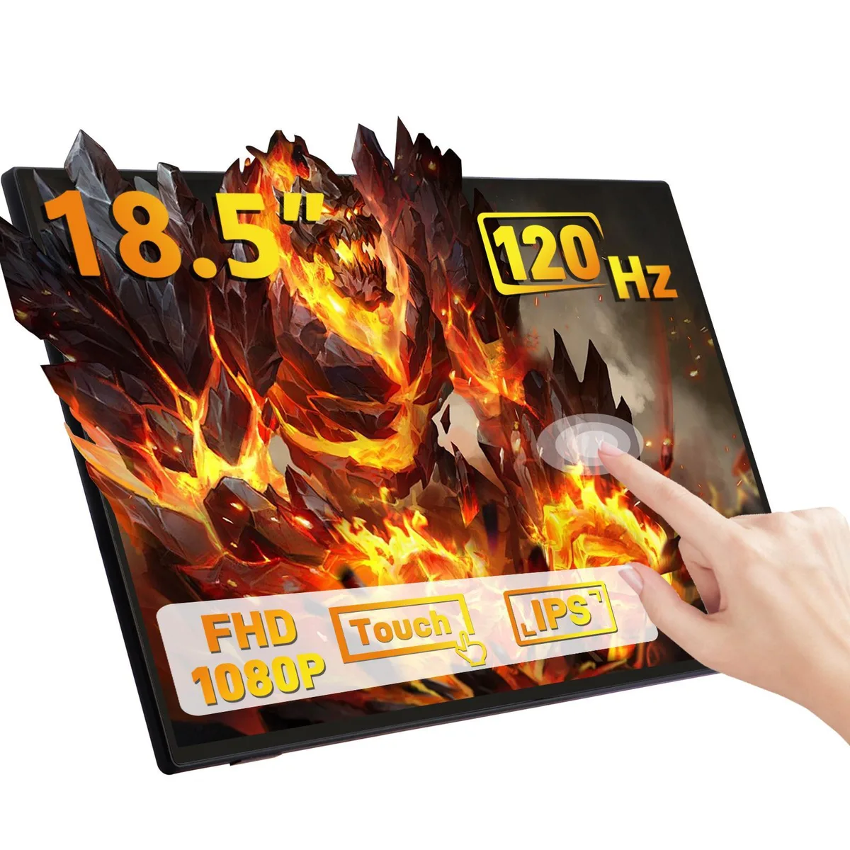 52Pi 52Pi 52Pi 18.5" 1920x1080 120Hz Capacitive Touch Portable Monitor — product photo