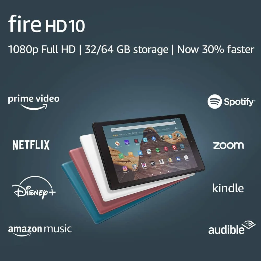 Corn Electronics Corn Electronics Fire HD 10 Tablet 10.1" 1080p 64 GB Plum — product photo