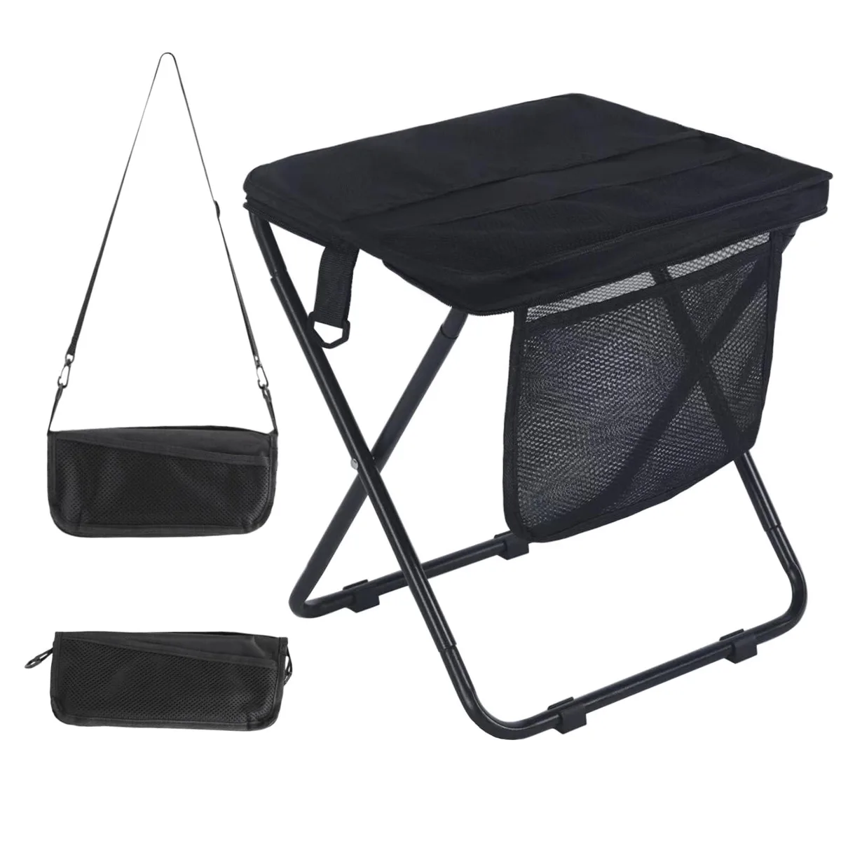  COMOHIZ W002 Folding Stool 12-pack 300 lb capacity — product photo