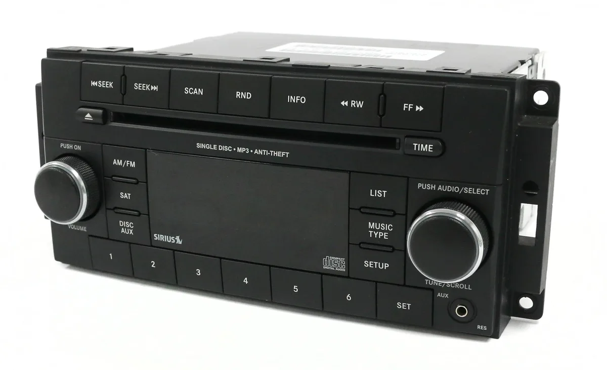 1 Factory Radio 1 Factory Radio P05091164AB RES Receiver AM FM CD Aux 2012-2014 Dodge Jeep — product photo