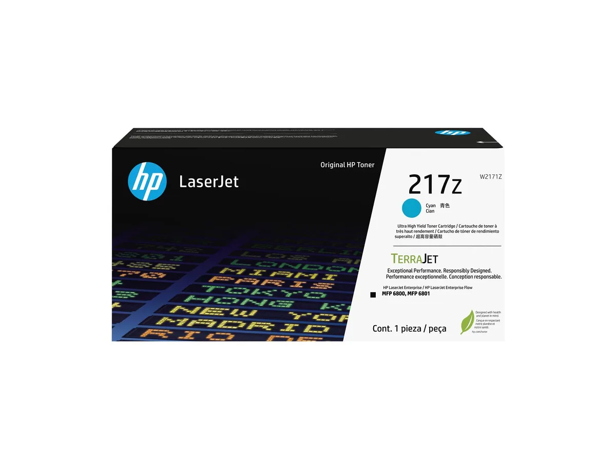 HP HP W2171Z 217Z Ultra High Yield Cyan Toner Cartridge 24000 Pages — product photo