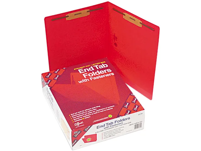 Smead Smead 25740 file folder, Red, 50 — product photo