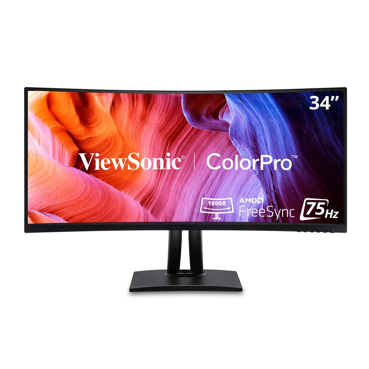 ViewSonic ViewSonic VP3456a 34" 3440x1440 75 Hz Curved Ultrawide Monitor — product photo