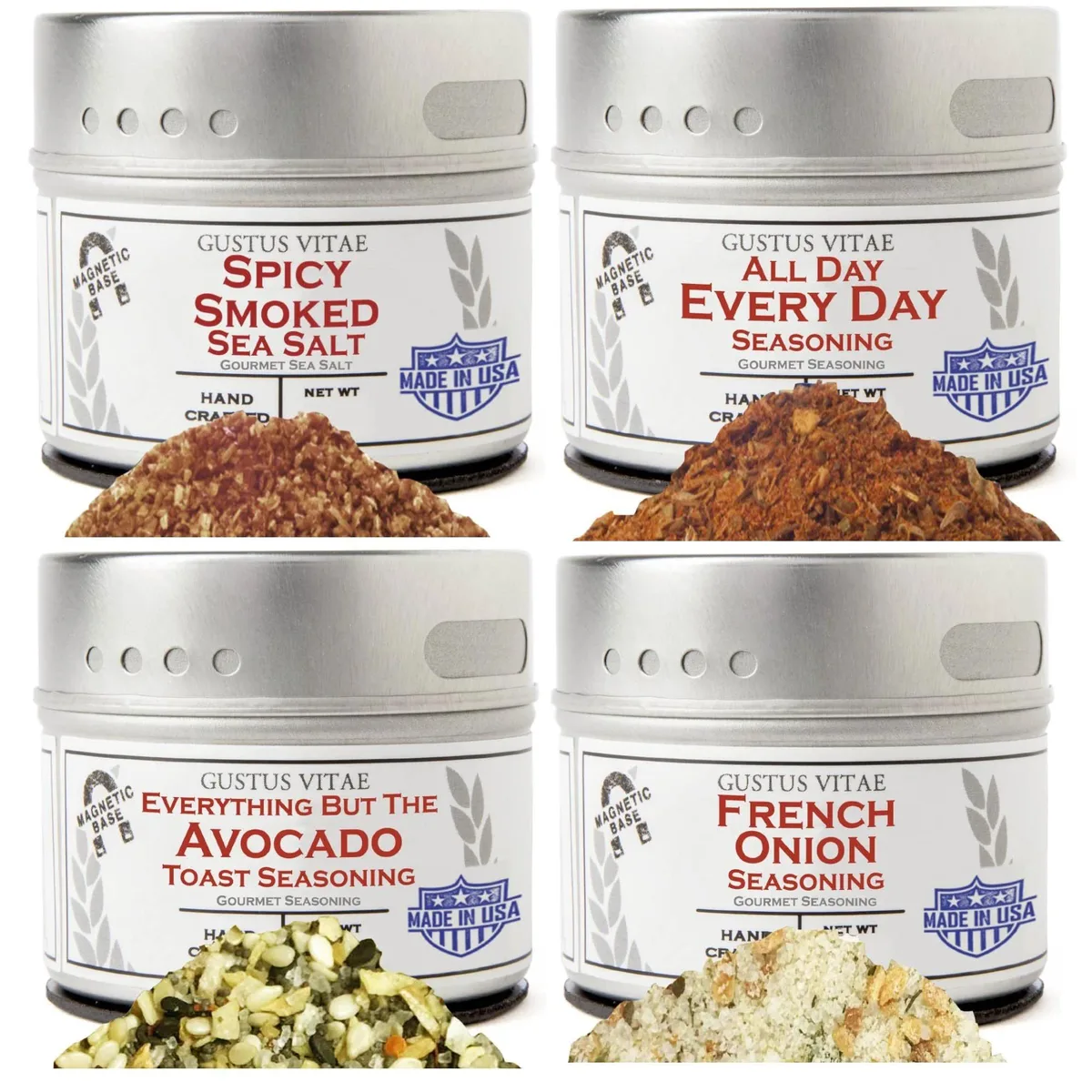 Gustus Vitae Condiments Gustus Vitae Condiments Home Chef Flavor Kit - 4 Tins — product photo