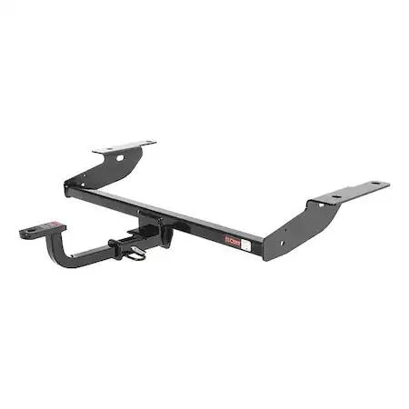 Curt Manufacturing 110653 black trailer hitch with 1-1/4 inch ball mount