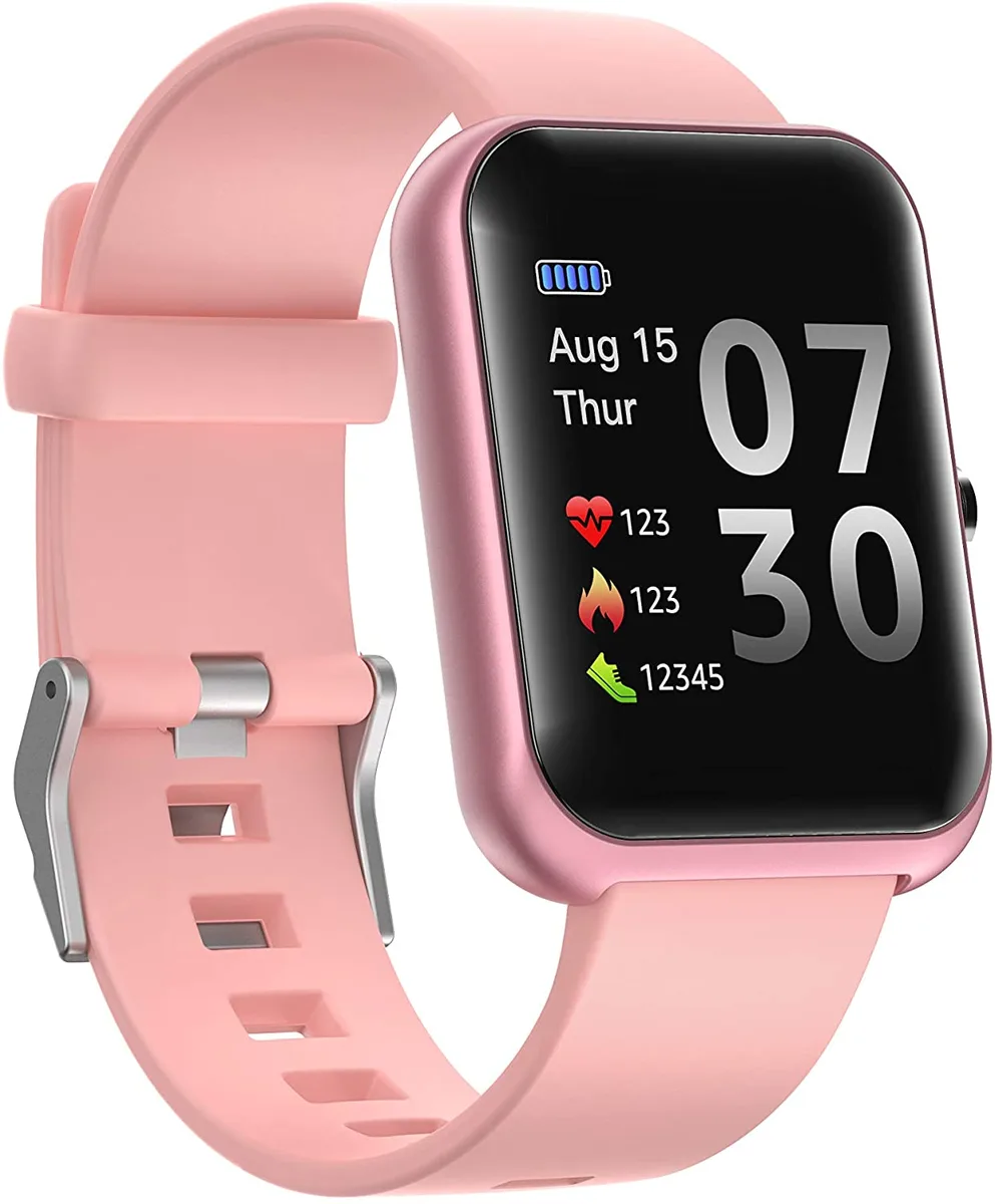 Hitoor Hitoor Smart Watch Pink Black 10 days 16 sports IP67 — product photo