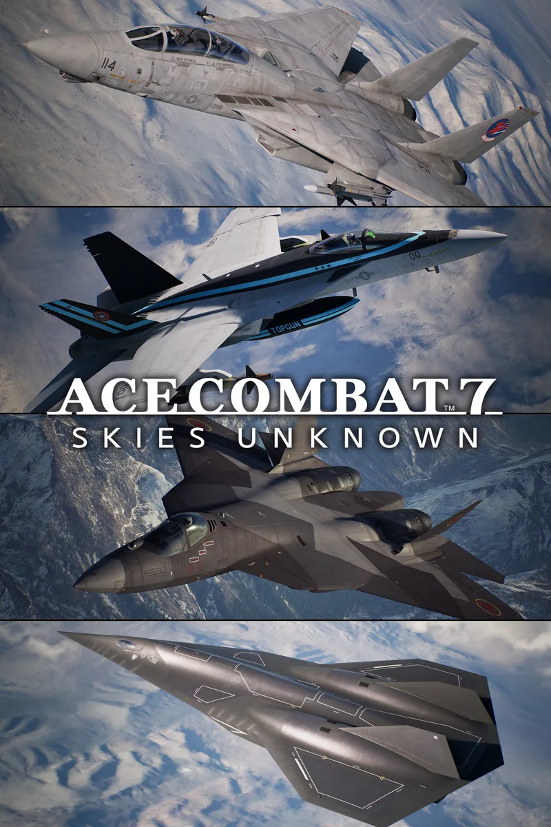 Bandai Namco Entertainment America Inc Bandai Namco Entertainment America Inc 71466 ACE COMBAT 7 Top Gun Maverick Aircraft Set DLC downloadable game — product photo