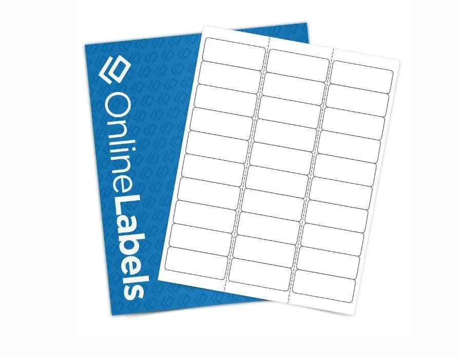 Zoom Zoom OL875LP Weatherproof Polyester Laser Labels 1" 7500 Pack — product photo