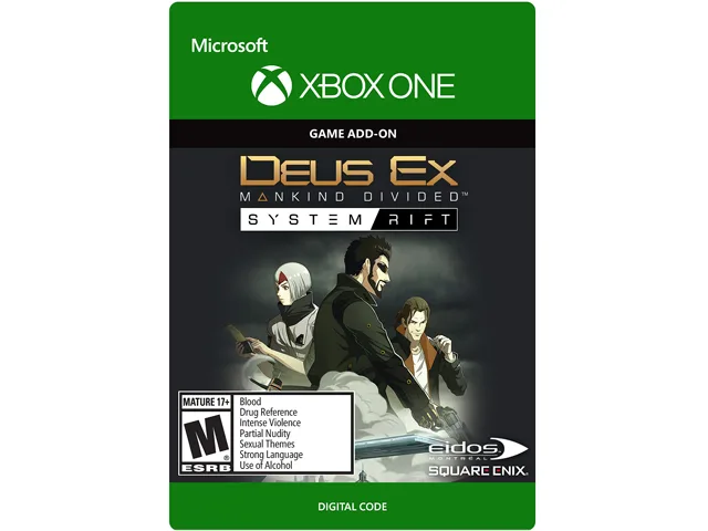 SQUARE ENIX USA SQUARE ENIX USA G3Q-00241 Deus Ex Mankind Divided System Rift downloadable game — product photo