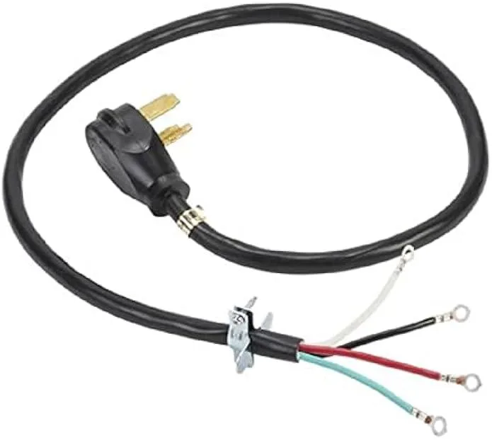 TAURKENAM TAURKENAM 30-Amp 4-Prong Power Cord PT400L 4 Feet Black — product photo