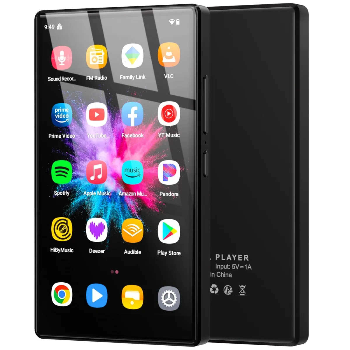  AHENOD G15 96GB Android 13 MP3 Player 5 inch — product photo