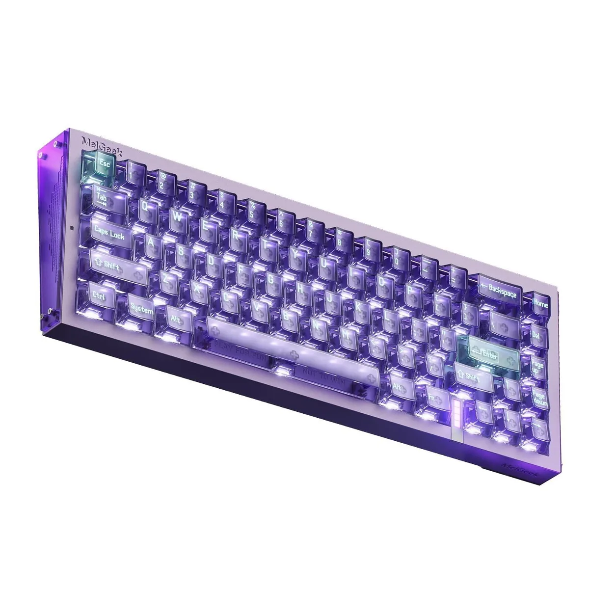 MELGEEK MELGEEK REAL67 2 in 1 accessory Potassium-Transparent Purple — product photo