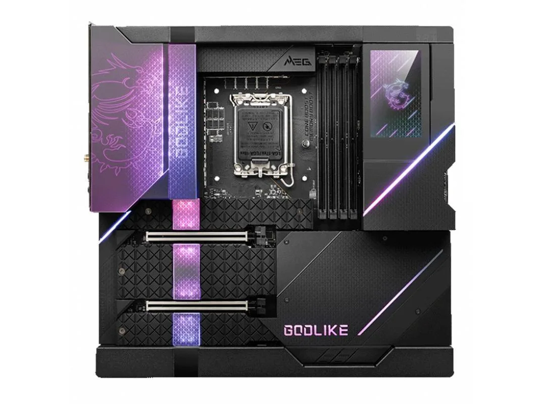 MSI MSI MEG Z690 GODLIKE Intel motherboard — product photo