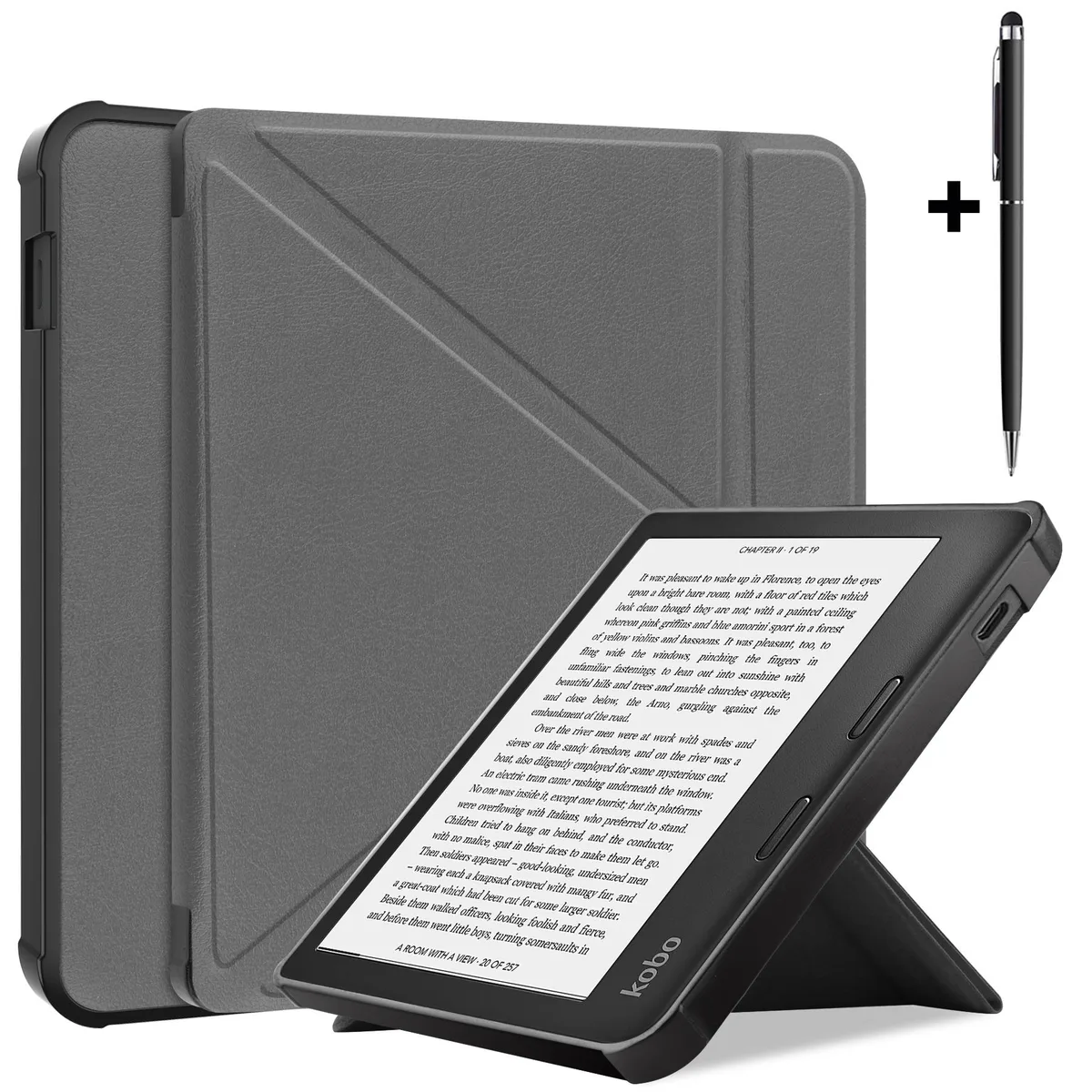 Werleo Werleo Slim Case for Kobo Libra 2 (2021) Grey — product photo