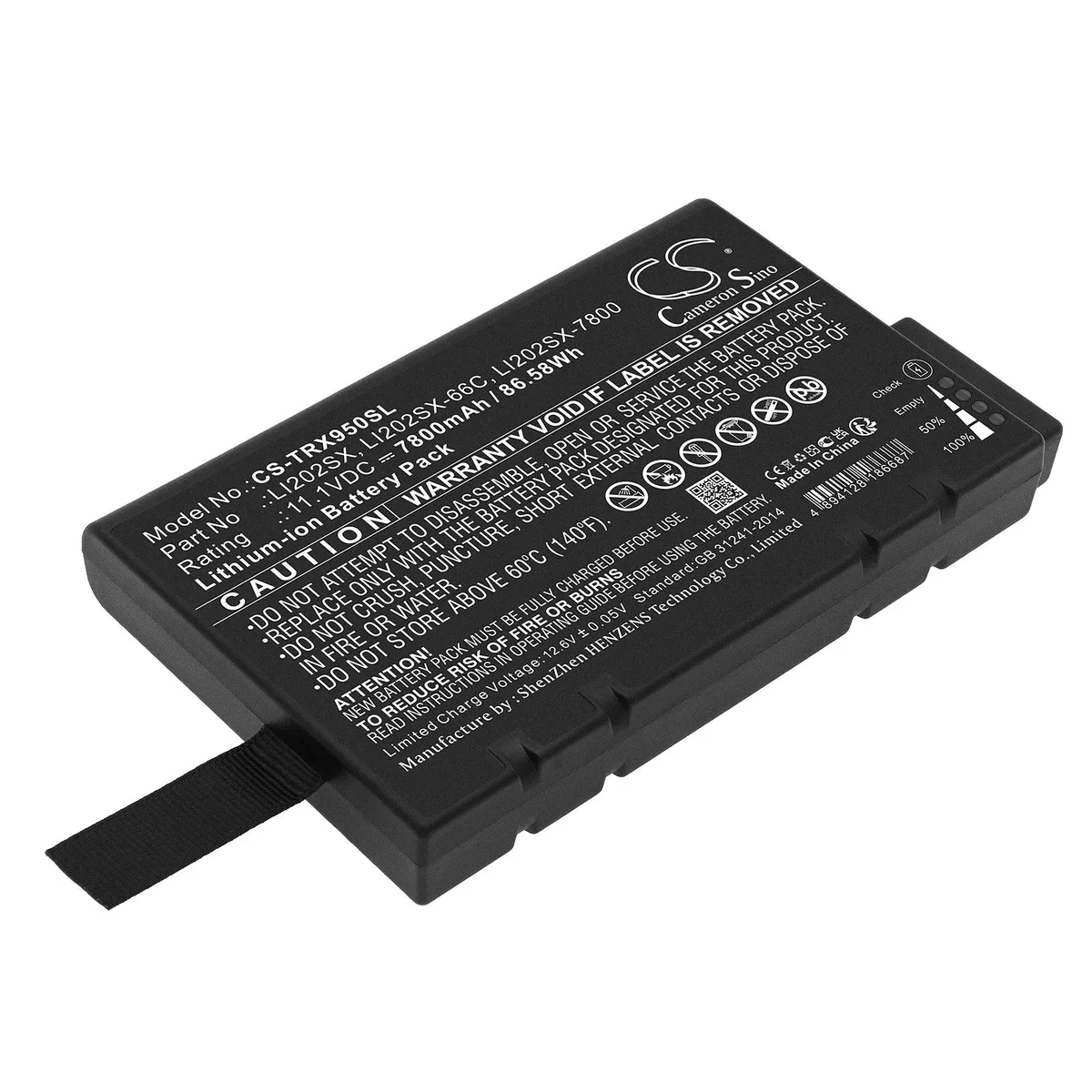 Cameron &amp; Co Cameron &amp; Co DS-CS-TRX950SL GPS Accessory 11.1V 7800mAh Black — product photo