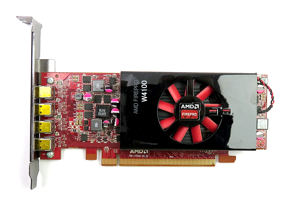 DELL DELL AMD FirePro W4100 2GB GDDR5 video card accessory — product photo