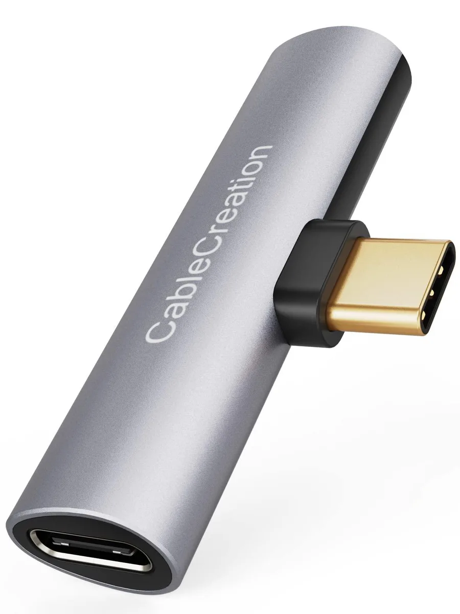 SOEWIOU SOEWIOU CD0706 USB-C audio adapter Space Gray — product photo