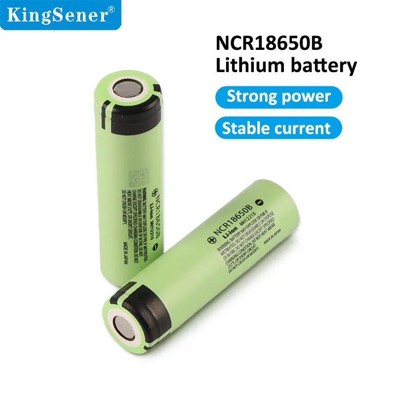 KingSener KingSener NCR18650B 8PCS 3.6V 3400mAh Li-ion Cell — product photo