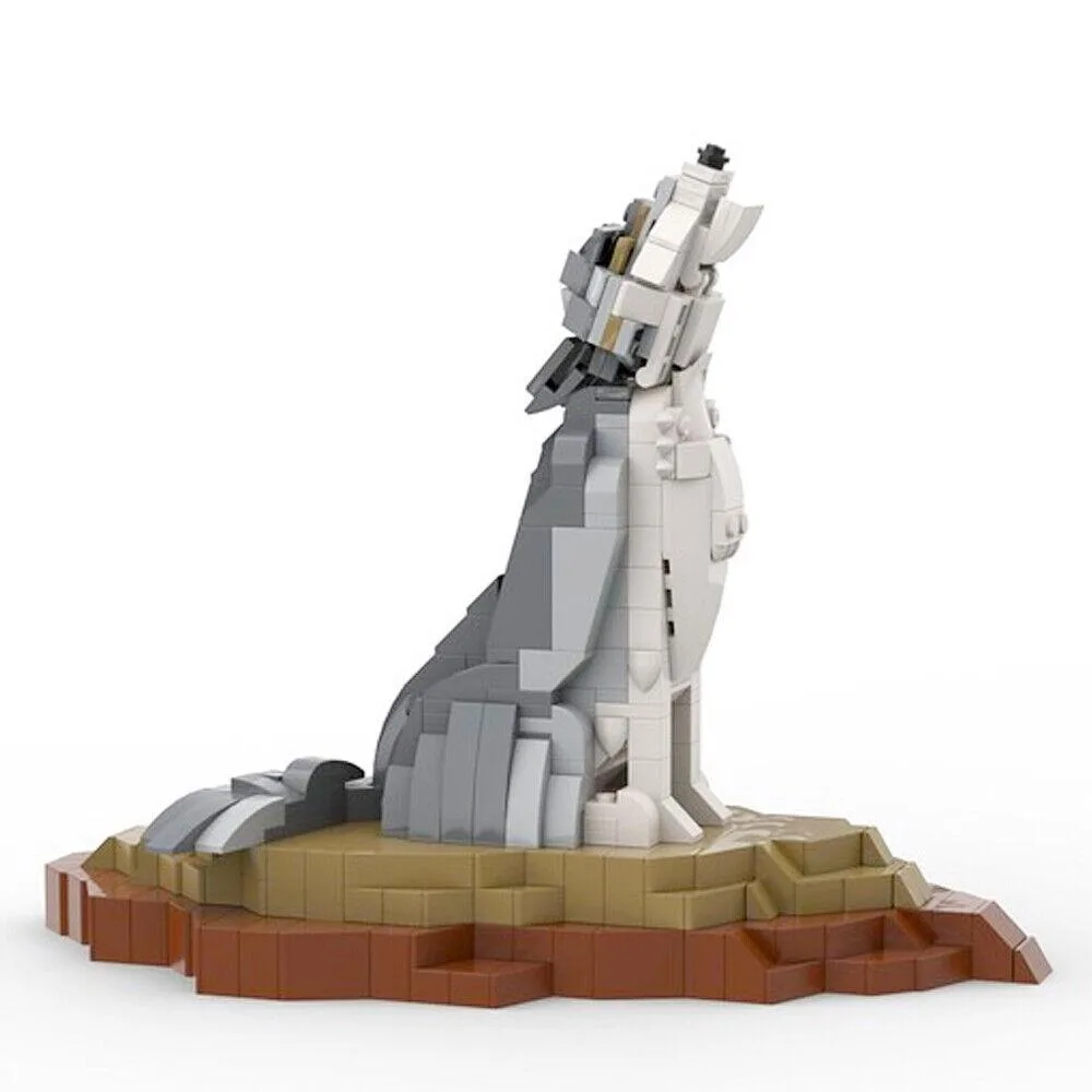 ZITIANYOUBUILD ZITIANYOUBUILD Custom Wolf Model Sculpture 473 Pieces MOC — product photo