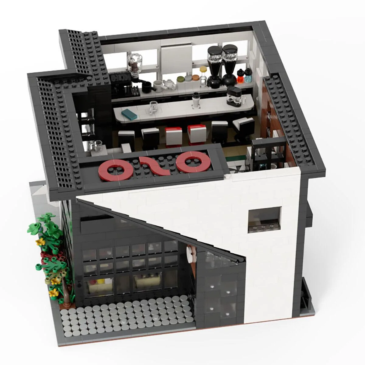 ZITIANYOUBUILD ZITIANYOUBUILD C4544 Modern Cafe Modular Building 2803 Parts — product photo