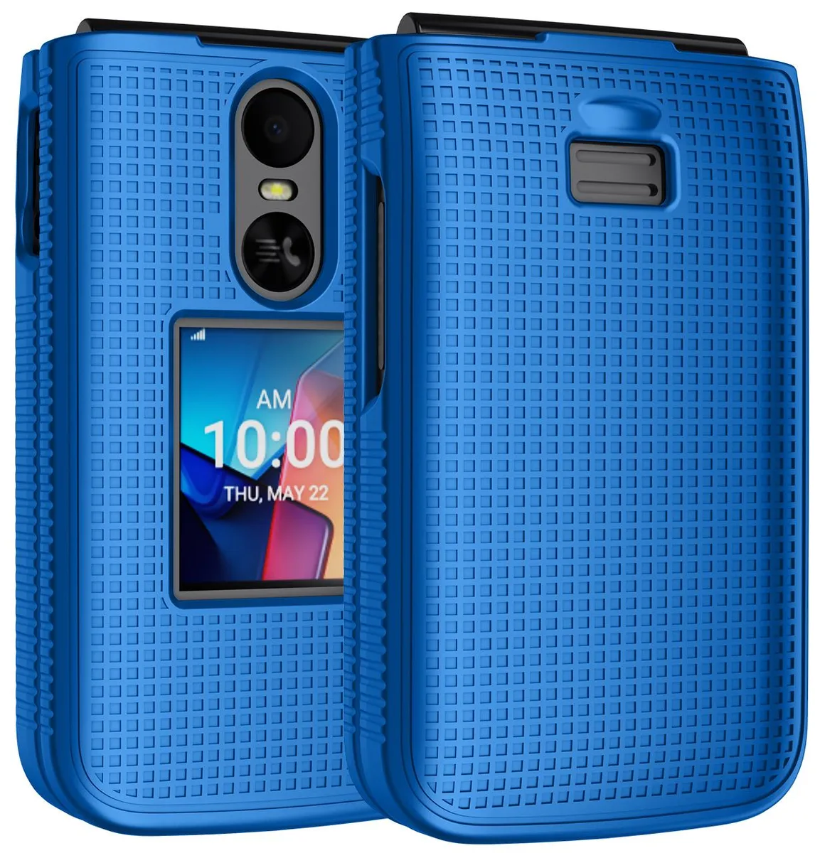 Nakedcellphone Nakedcellphone T440 Grid Texture Hard Case Cobalt Blue — product photo