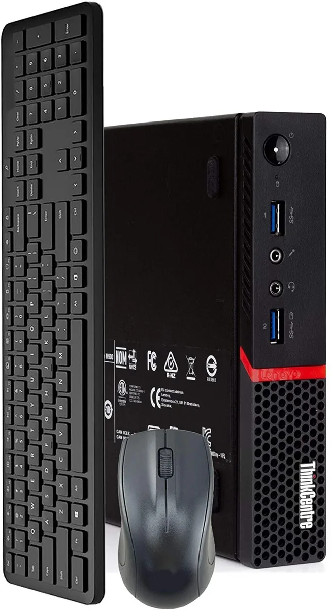 Lenovo Lenovo ThinkCentre M910Q Tiny desktop PC, 3.2 GHz Intel i5 6th Gen, 8 GB DDR3, 512 GB SSD, Windows 10 Pro — product photo