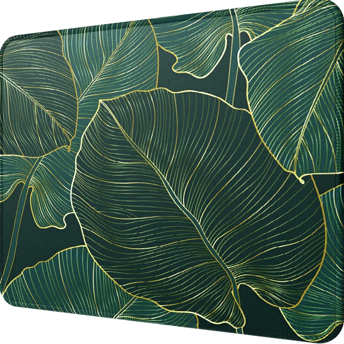 KEHIPI KEHIPI mouse pad 11 x 8.5 in Green Leaves — product photo